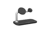 Puhelin - Adapterit & Laturit - Mobile Origin 3in1 Wireless Magnetic Charger MO1 - black - FRL-WCH-31-BLK