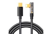 USB kaapelit - Joyroom Gaming Cable S-CL020A6 Lightning (angled) / USB-C (straight) 20W 1.2 m - black - S-CL020A6 1.2m Black