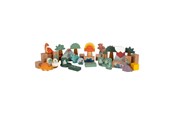 Leiki & Opi - Small Foot - Wooden Building Blocks Dino 50pcs. - 12621