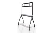 Seinäkiinnitys, AV-kiinnikkeet & AV-kalusteet - Avocor cart - for interactive flat panel - mobile stand - black grey - Max 100 kg - recommended for 55"-105" - AVC-STND1