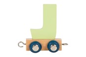Lastenhuone - Small Foot - Wooden Letter Train Polar - J - 12580