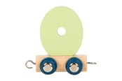 Lastenhuone - Small Foot - Wooden Letter Train Polar - O - 12585