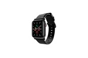 Smartwatch - Lisävarusteet - Journey Leather Band for Apple Watch 42/44/45mm - Black - J01AWBBL