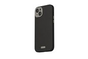 Puhelin - Kannet ja kotelot - Moshi Napa for iPhone 15 Plus - Midnight Black - 99MO231102