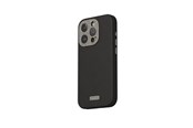 Puhelin - Kannet ja kotelot - Moshi Napa for iPhone 15 Pro - Midnight Black - 99MO231103