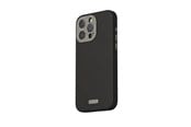 Puhelin - Kannet ja kotelot - Moshi Napa for iPhone 15 Pro Max - Midnight Black - 99MO231104