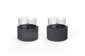 Sisustus - Tenderflame Breeze 10 2-Pack Black Ceramic - TF-600056