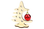 Rakennussarjat - Beleduc Wooden Craft Christmas Tree with Christmas Ball - 123288