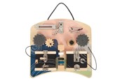 Vauva- ja taaperolelut - Small Foot Wooden Activity Board Rotation and Locks - 12392