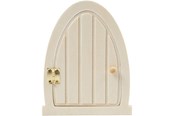 Rakennussarjat - Creativ Company Wooden Miniature Door with Hinges 13x10cm - 56527