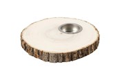 Rakennussarjat - Creativ Company Wooden Disc Tea Light Holder 14-16cm - 56563