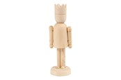Rakennussarjat - Creativ Company Wooden Figure with Crown 13cm - 56819