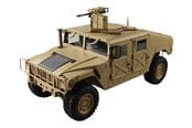 Kauko-ohjattavat - Amewi 4x4 US Military Truck Humvee 1:10 RTR Desert Sand - 22418