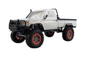 Kauko-ohjattavat - Amewi AMX Rock RCX10B Scale Crawler Pick-Up 1:10 RTR White - 22432