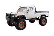 Kauko-ohjattavat - Amewi AMX Rock RCX10P Scale Crawler Pick-Up 1:10 RTR White - 22434