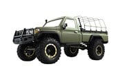 Kauko-ohjattavat - Amewi AMX Rock RCX8PS Scale Crawler Pick-Up1:8 RTR Military Green - 22475