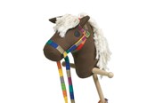 Nuket, pehmolelut ja oheistarvikkeet - Goki Wooden Hobby Horse Brown - RA 200