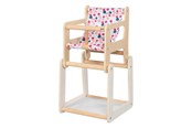 Nuket & tarvikkeet - Goki Wooden Doll Chair with Table 2in1 - 51483