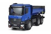 Kauko-ohjattavat - Amewi Mercedes-Benz Arocs Licensed Tipper Lorry 2.4GHz RTR Blue - 22537