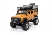 Kauko-ohjattavat - Amewi D90X28 Metal Scale Crawler 4WD 1:28 RTR Yellow - 22567