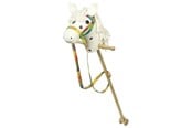Nuket, pehmolelut ja oheistarvikkeet - Goki Wooden Hobby Horse White - 53940