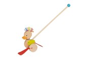 Vauva- ja taaperolelut - Goki Wooden Push Figure Duck - 54882