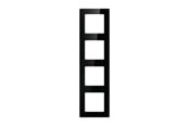 Smart Home - Älykoti - Avatto Quadruple frame socket N-TS10-Frame-B4 (black) - N-TS10-Frame-B4