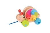 Vauva- ja taaperolelut - Goki Wooden Pull Animal Snail - 54900
