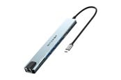 USB hub - BlitzWolf BW-TH5 10-in-1 USB-C Docking Station (silver) USB hub - 10 porttia - hopea - BW-TH5 10in1