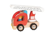 Vauva- ja taaperolelut - Goki Wooden Fire Department Ladder Truck - 55789