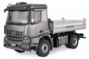 Kauko-ohjattavat - Amewi Mercedes-Benz Arocs Hydraulic Dumper Lorry Basic 4x2 1:14 RTR Grey - 22615