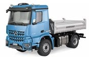Kauko-ohjattavat - Amewi Mercedes-Benz Arocs Hydraulic Dumper Lorry Basic 4x2 1:14 RTR Blue - 22616