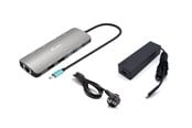 Telakointiasemat - I-Tec USB-C Metal Nano 2x Display Docking Station with PD 100 W + Charger 100W - C31NANOHDM2D100
