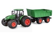 Kauko-ohjattavat - Amewi RC Tractor with Tipping Trailer 1:24 RTR Green - 22635