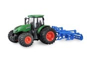 Kauko-ohjattavat - Amewi RC Tractor with Cultivator 1:24 RTR Green - 22640