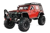 Kauko-ohjattavat - Amewi AMXRock Crosstrail Crawler 4WD 1:10 ARTR Red-Metallic - 22652
