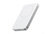 Powerbank - Anker MagGo Power Bank (10K Slim) - White Powerbank - Valkoinen - 10000 mAh - A1664H21