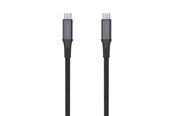 USB kaapelit - FIXED Armor 240W 4K - USB-C <-> USB-C - 1.2m - Harmaa - FIXDBP-CC12-GR