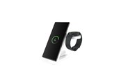 Puhelin - Adapterit & Laturit - FIXED 3in1 Wireless Charging station for Samsung - White - FIXPOS-SA-WH