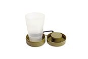 Retkeily - Kikkerland - Collapsible Tumbler w Pill Compart (CU340) - CU340