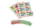 Lautapelit - Goki Wooden Memo Game 36 pcs. - 56315