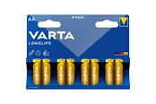 Akut ja Paristot - VARTA Longlife 4106 battery - 8 x AA / LR6 - Alkaline - 04106101418