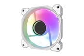 Kotelotuuletin - Darkflash DR08 Cooling Fan (White) - Kotelotuuletin - 120mm - Valkoinen, RGB-valolla - 30 dBA - DR08 White