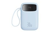 Powerbank - Baseus QPow 2 10000mAh 30W 2xUSB-C powerbank (blue) Powerbank - Sininen - 10000 mAh - P10055008313-00