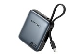 Powerbank - Vention Powerbank FHEH0 10000mAh 35W (Gray) Powerbank - Harmaa - 10000 mAh - FHEH0