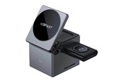 Puhelin - Adapterit & Laturit - Acefast Wireless charger 3 w 1 E18 15W (metal gray) - E18
