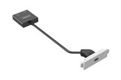 Lisätarvikkeet - Vision TechConnect 3 modular facility plate kit with snap-ins and cables - TC3 USBC