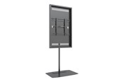 Seinäkiinnitys, AV-kiinnikkeet & AV-kalusteet - Multibrackets M Pro Series mounting kit - for flat panel - single pole slim floorbase - black RAL 9005 - Max 50 kg - recommended for 55" - 7350022738201