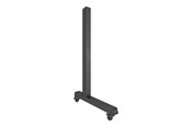 Seinäkiinnitys, AV-kiinnikkeet & AV-kalusteet - Multibrackets M Pro Series mounting component - stand for rail mounting 150 cm inc. castors - black - Max 50 kg - recommended for - 7350022738706