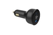 Puhelin - Adapterit & Laturit - Gembird Car Power Adapter with LCD display - USB Type-C PD - 30W - TA-UC-AC2PD30LCD-CAR-01